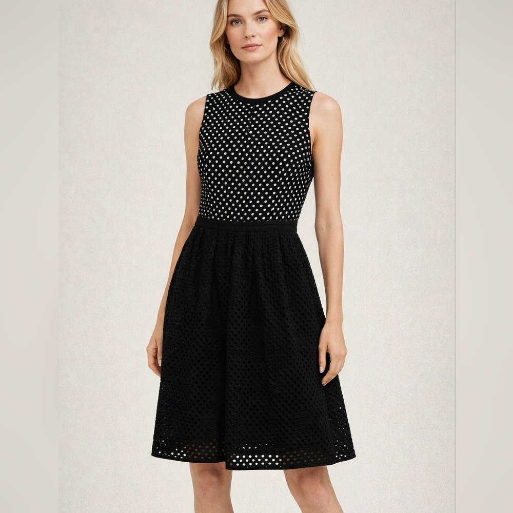 Judith & Charles Cotton Eyelit Dress